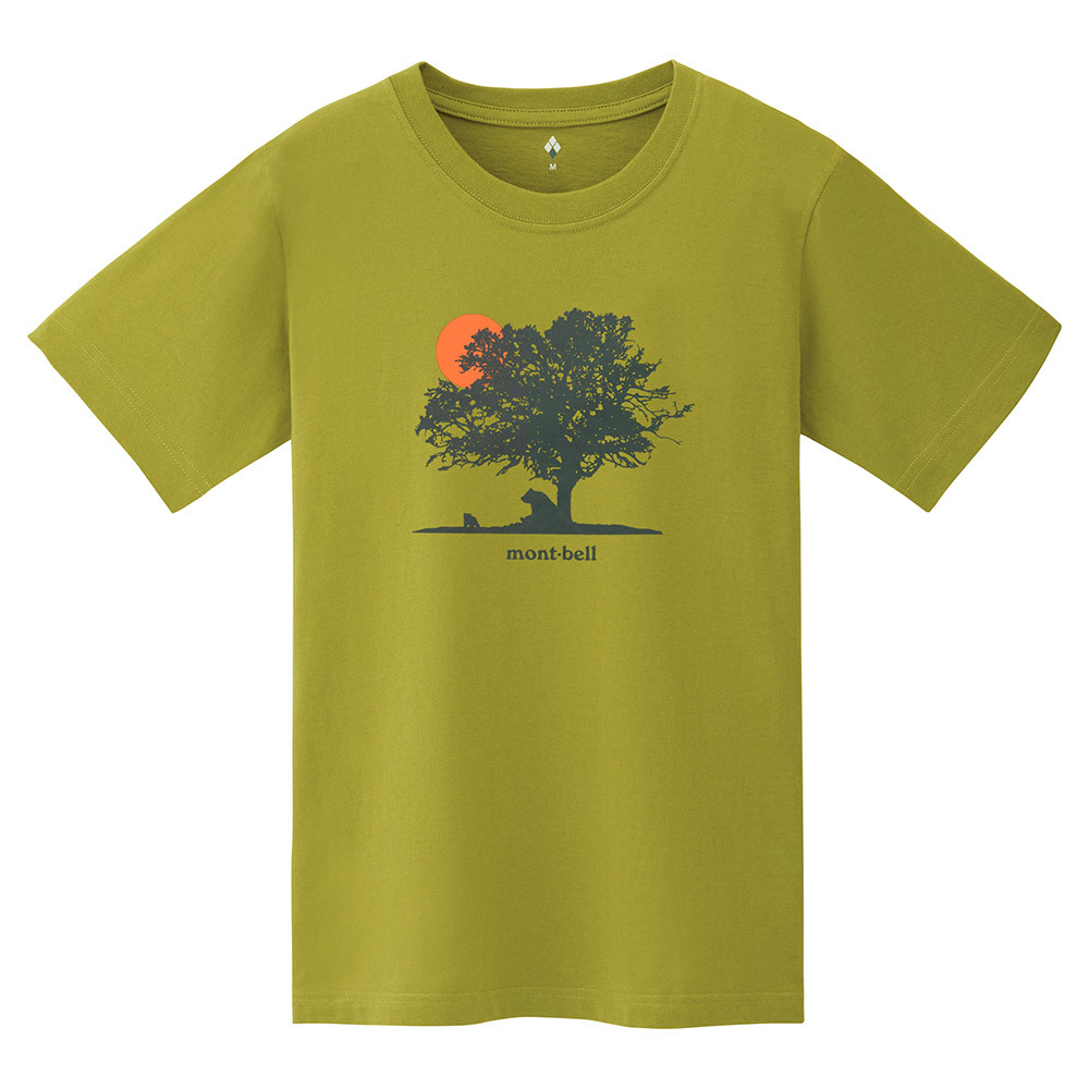 【特價款】日本montbell: 純棉Pear Skin Cotton T Yuuhi