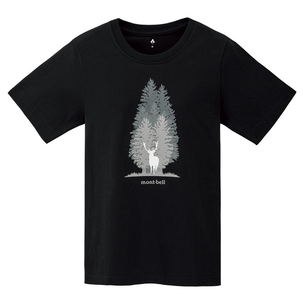 【特價款】日本montbell: 純棉Pear Skin Cotton T Women's Mori To Shika