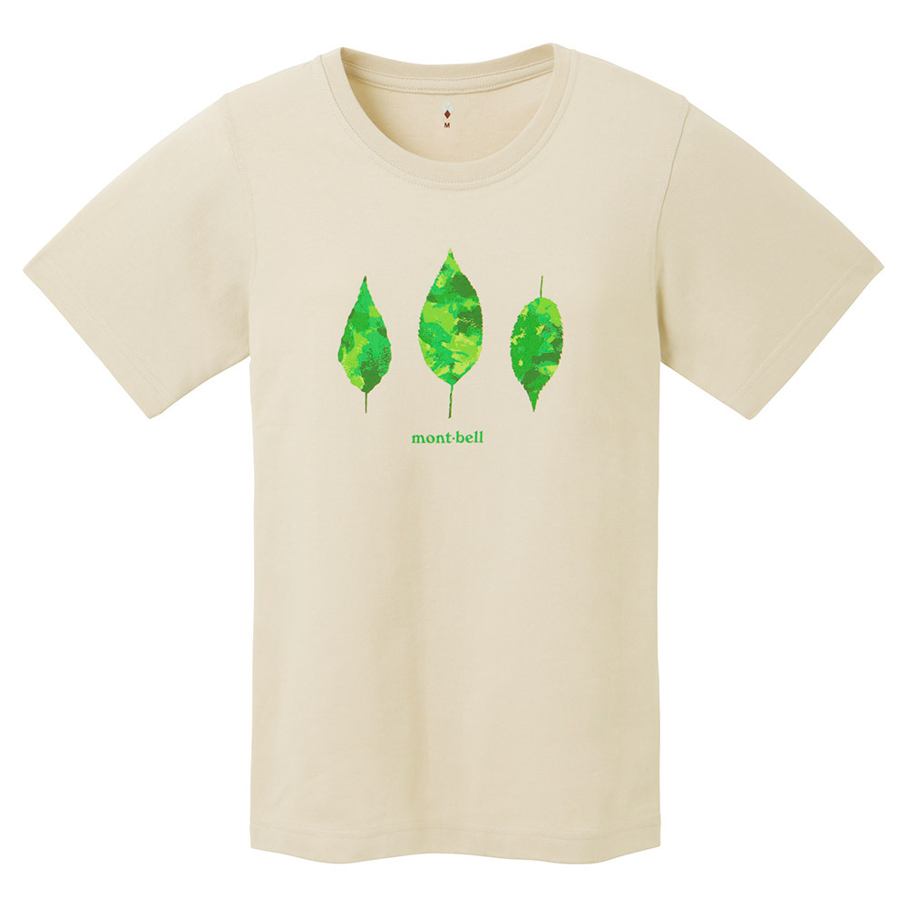 【特價款】日本montbell: 純棉Pear Skin Cotton T Women's Konoha