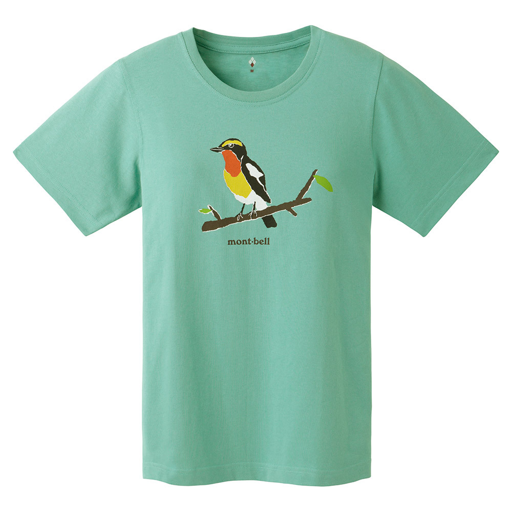 【特價款】日本montbell: 純棉Pear Skin Cotton T Women's Kibitaki