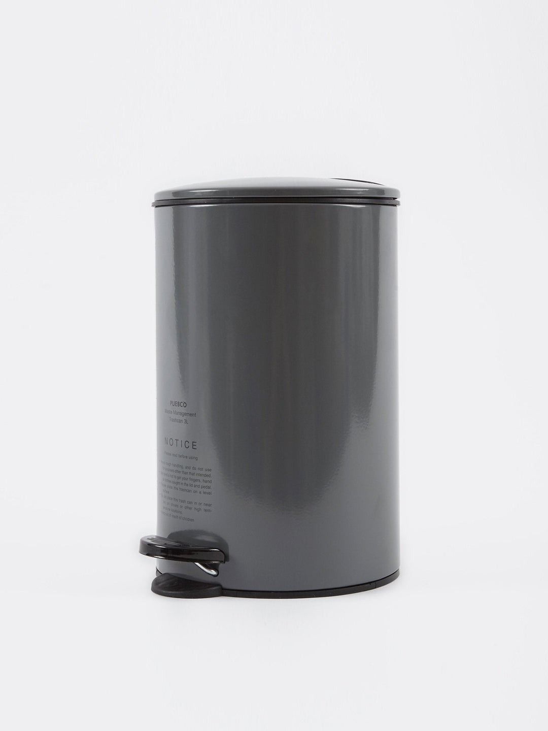 PUEBCO TRASHCAN GREY