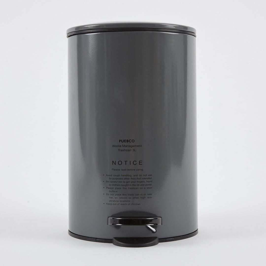 PUEBCO TRASHCAN GREY