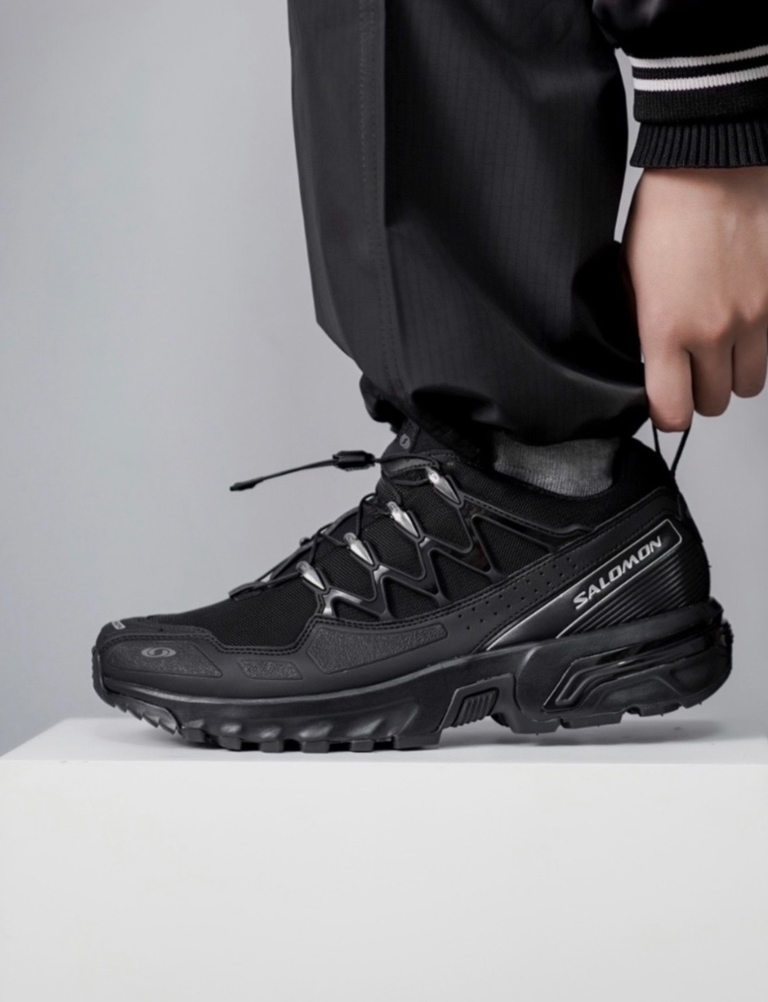 iSNEAKERS｜Salomon Acs + "All Black" 碳黑 472366