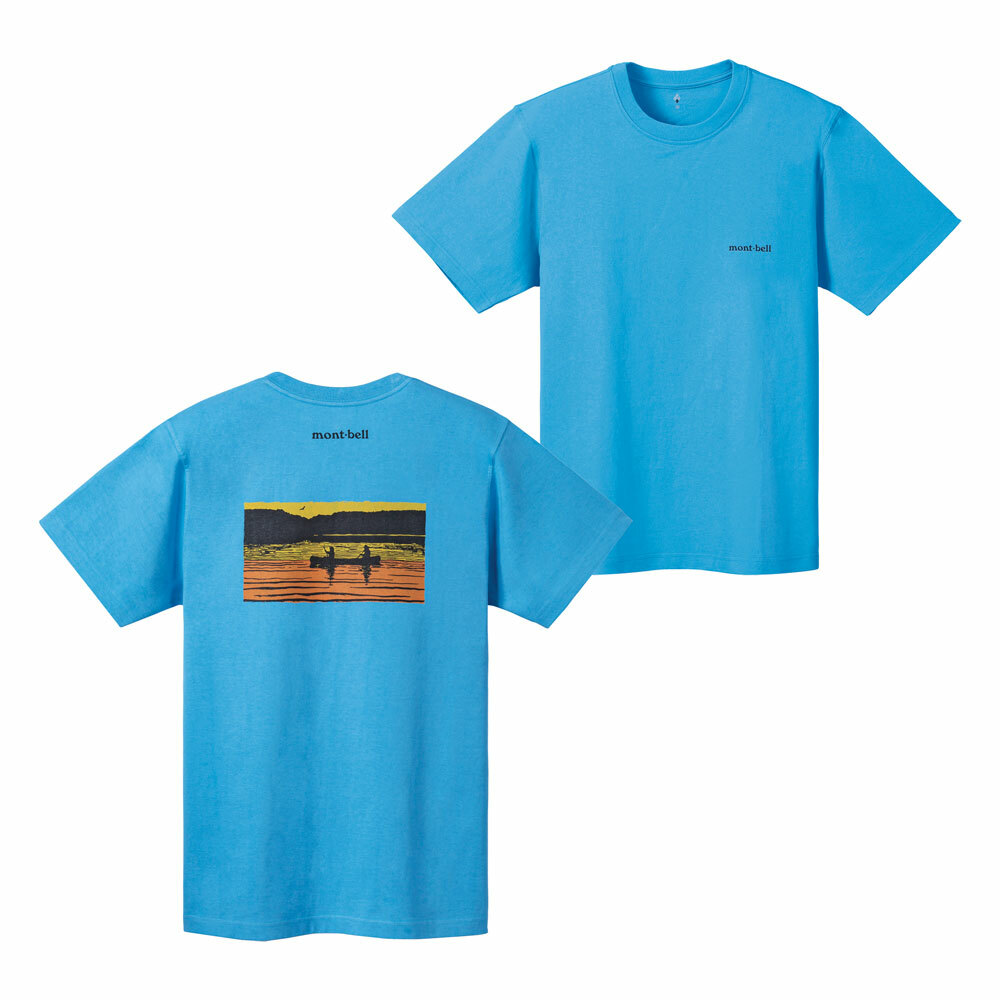 【特價款】日本montbell: 純棉Pear Skin Cotton T Canadian Canoe