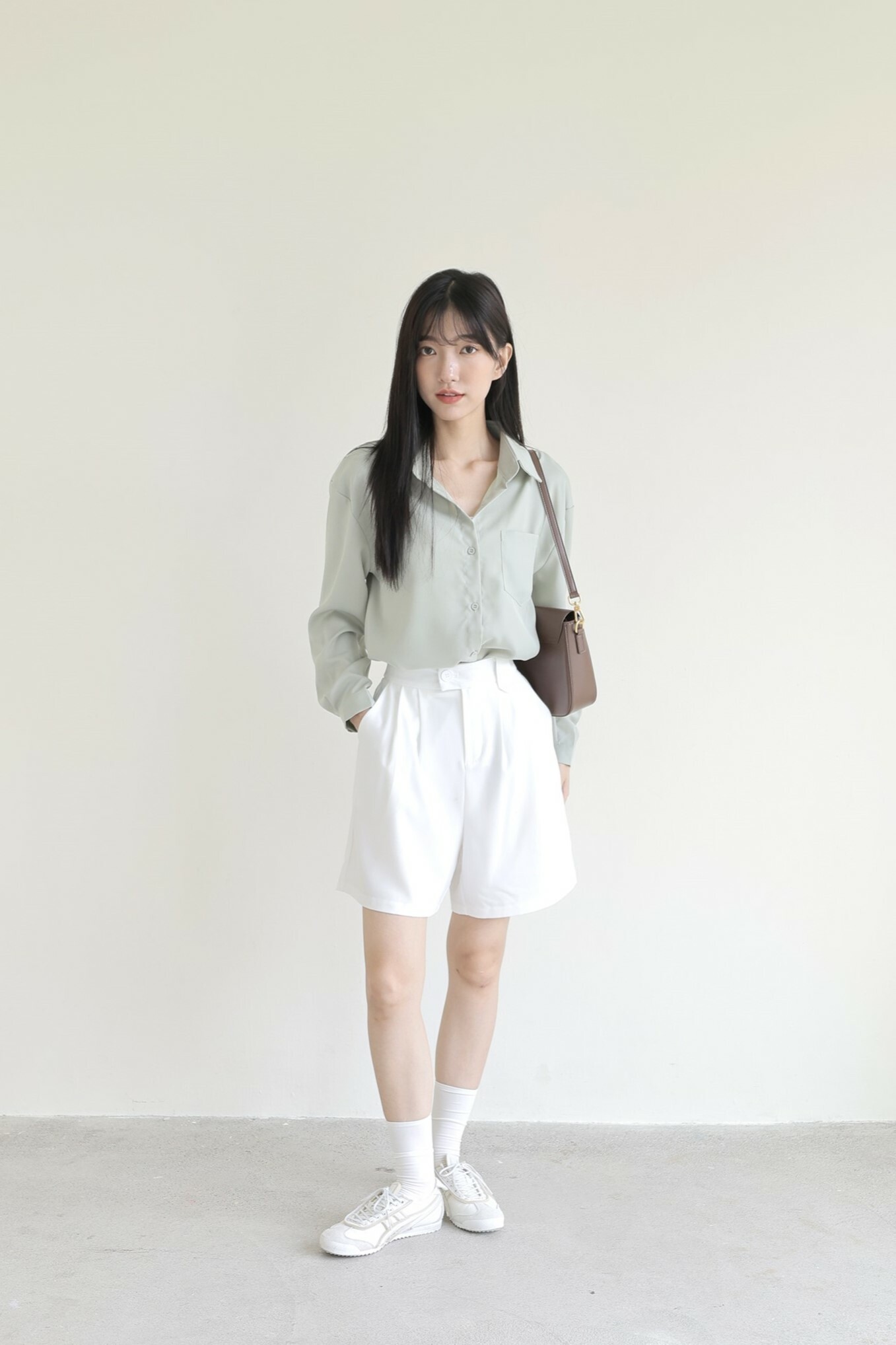 SALE300 OH!HER 知性百搭後鬆緊西裝短褲