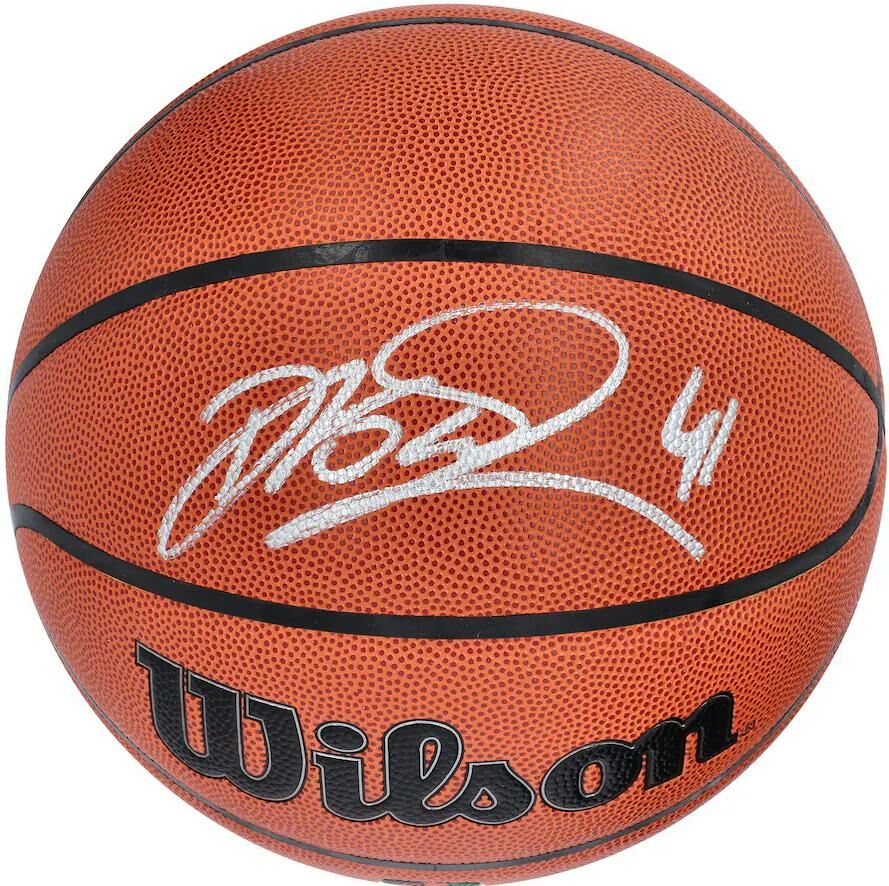 Dirk Nowitzki Dallas Mavericks Autographed Wilson Authentic Series Indoor/Outdoor Basketball