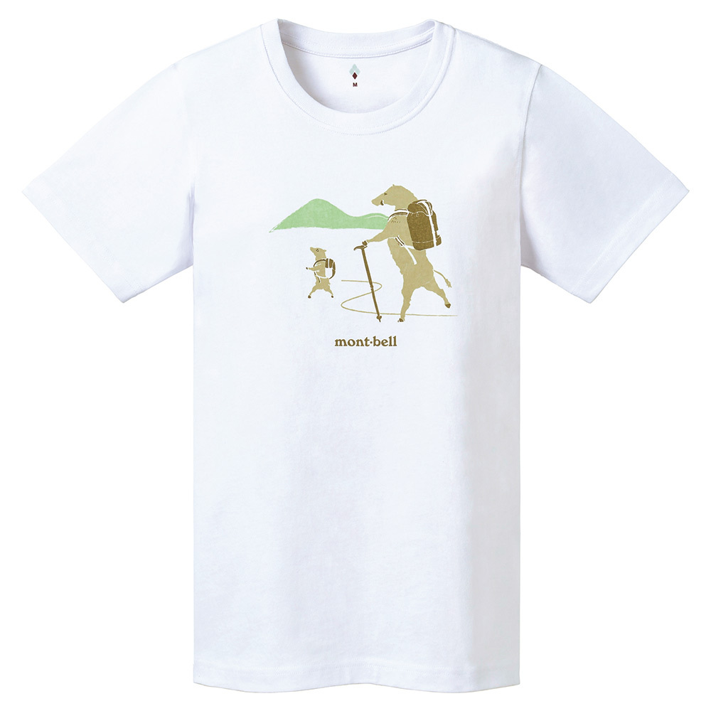 【特價款】日本montbell: 純棉Pear Skin Cotton T Women's Inoshishi