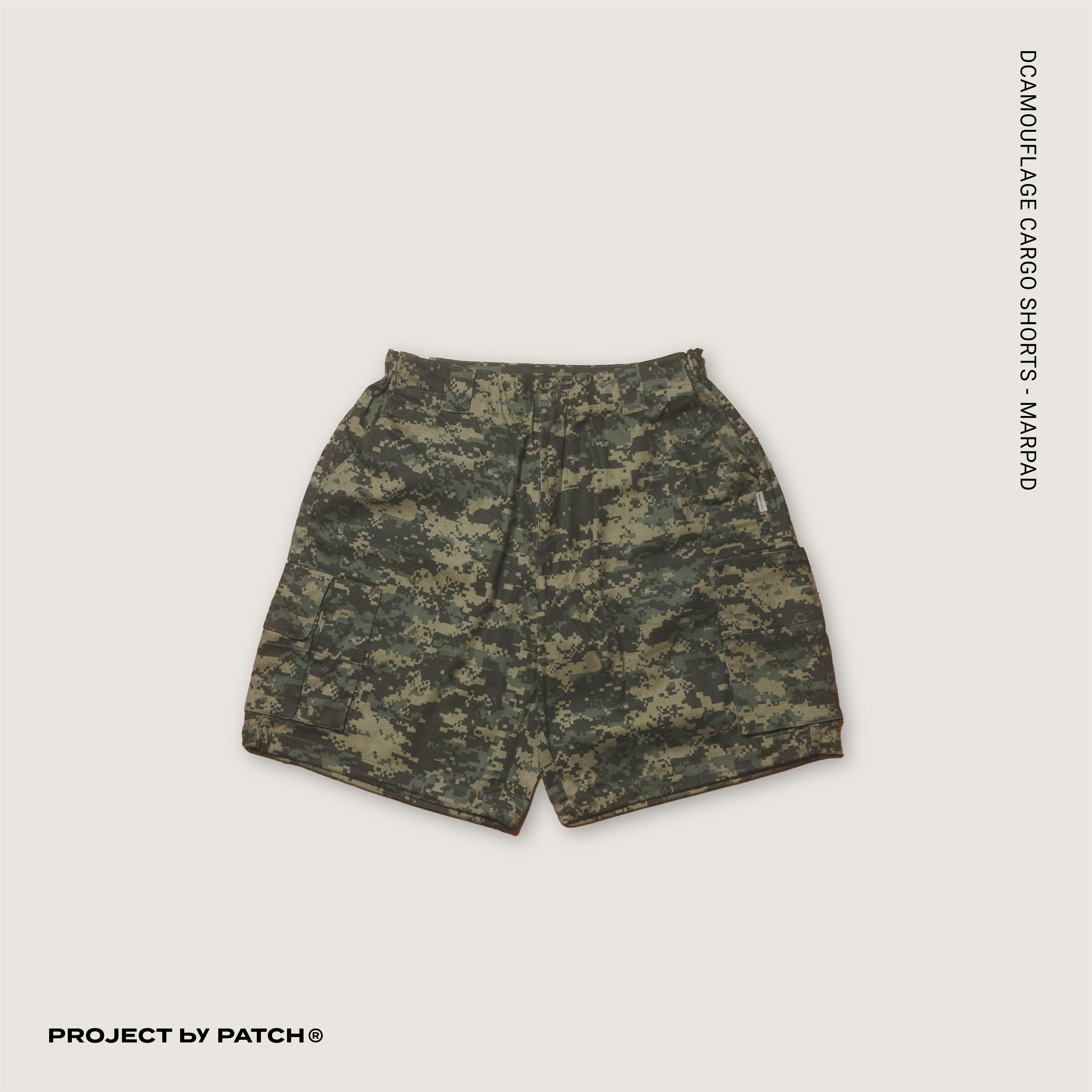 P.B.P CAMOUFLAGE CARGO SHORTS