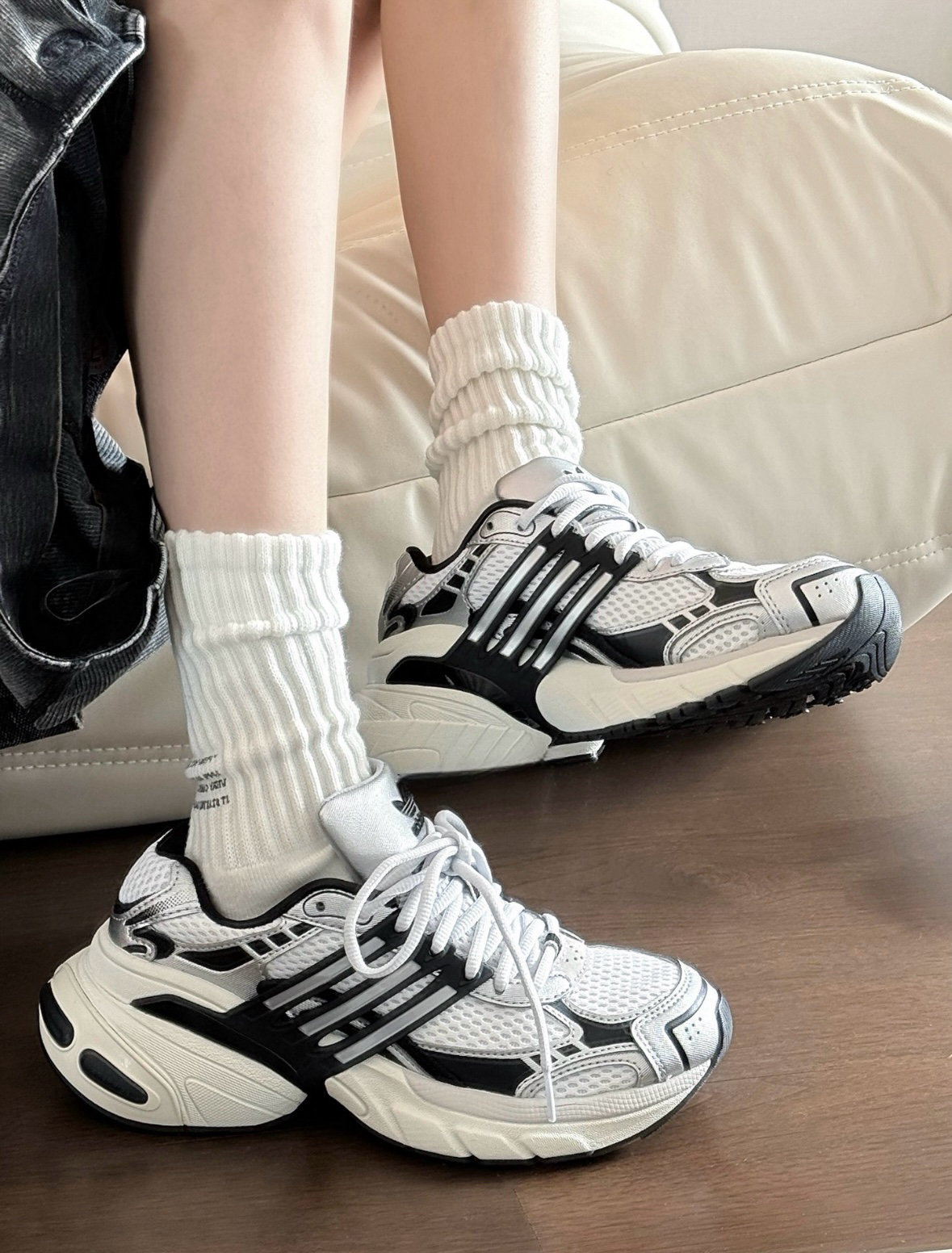 Adidas Originals Adistar XLG 厚底老爹鞋 白銀色 Y2K 增高 復古 慢跑鞋 老爹鞋 IH3381/預購