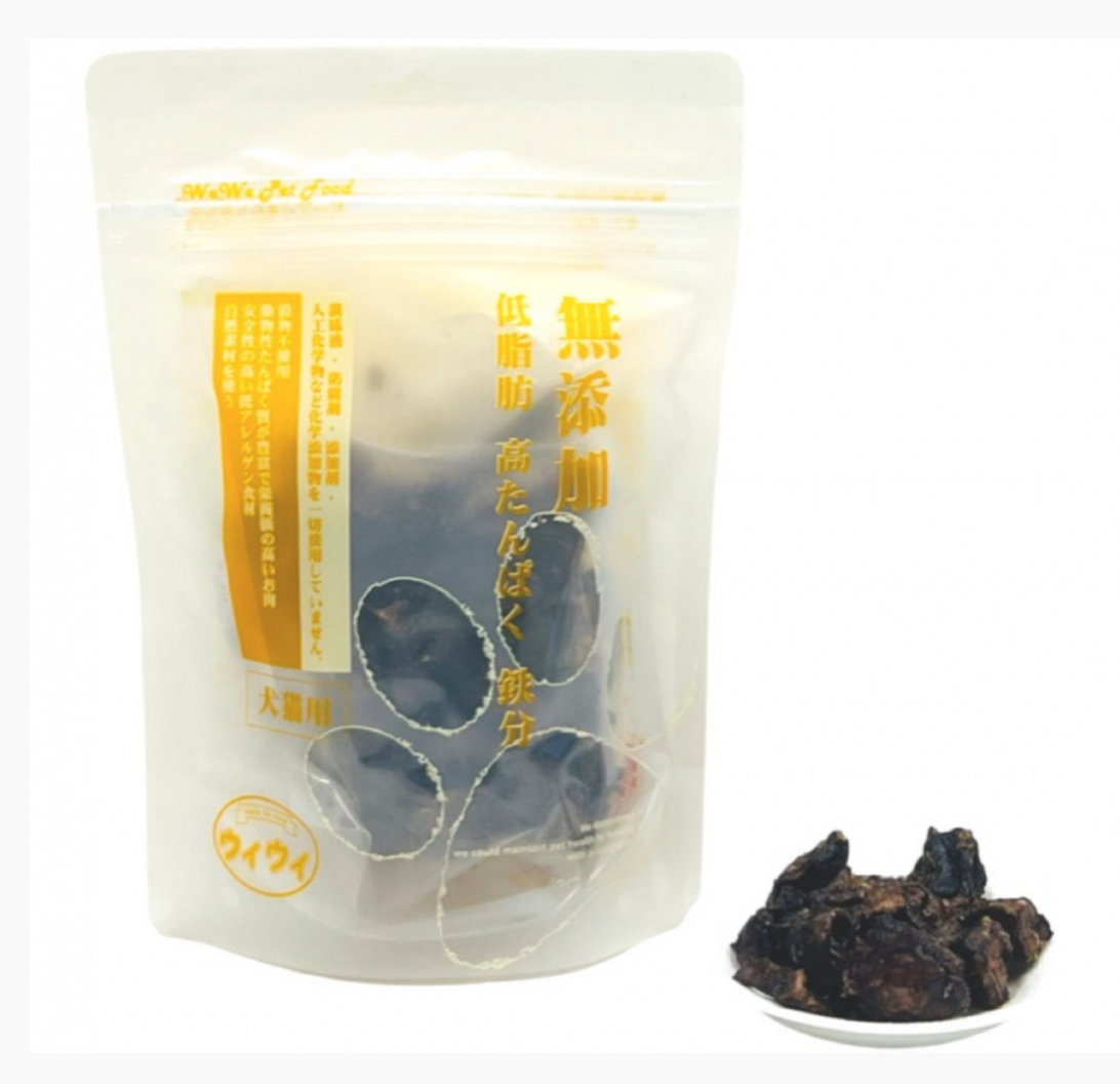 日本 WeWe 無添加風乾牛肺 80g（貓狗食用）