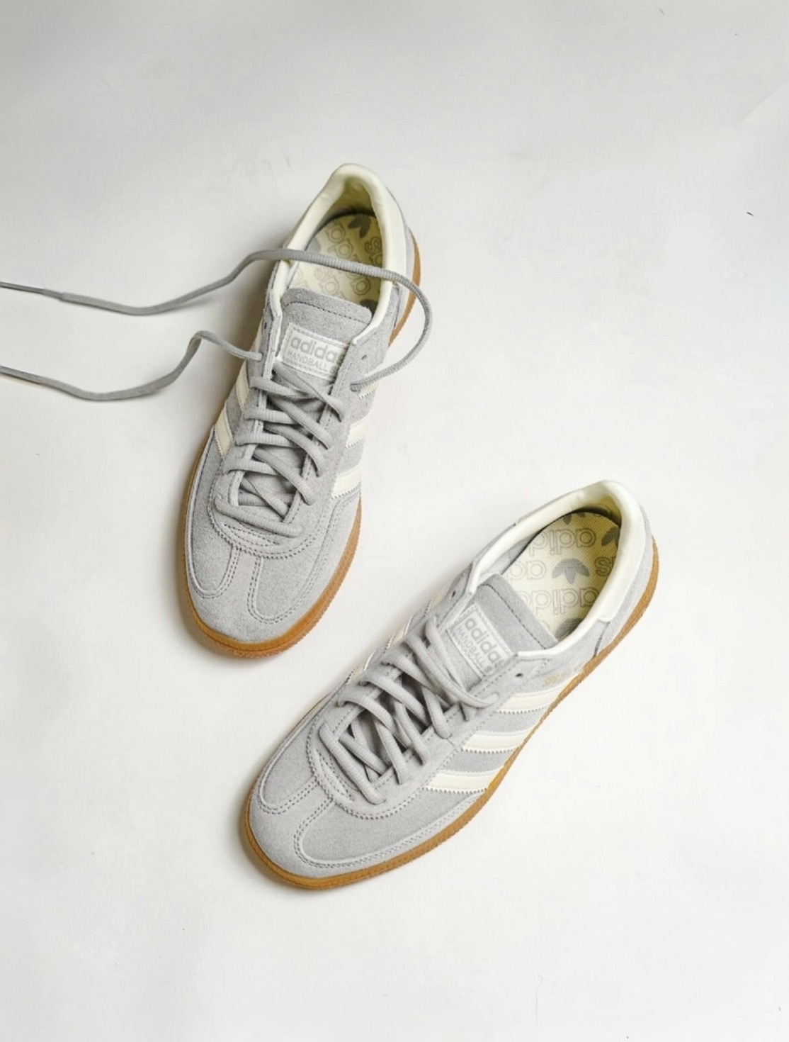 "調貨" Adidas HANDBALL SPEZIAL 麂皮復古鞋 灰色 IF7086