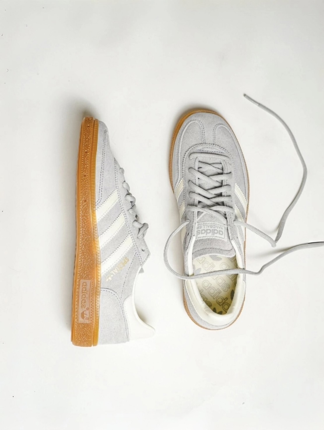 "調貨" Adidas HANDBALL SPEZIAL 麂皮復古鞋 灰色 IF7086