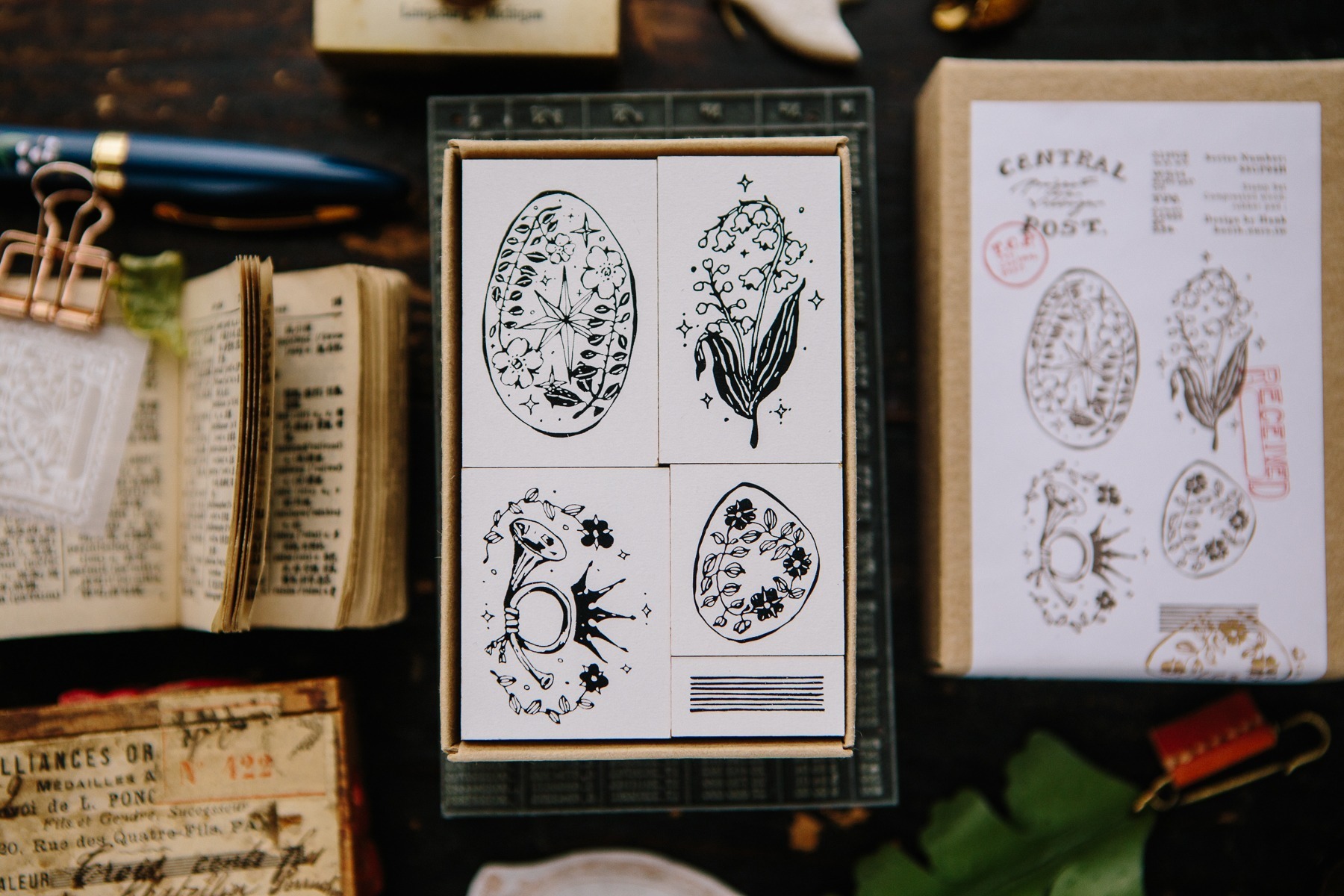 Ours Rubber Stamp - Central Post-A