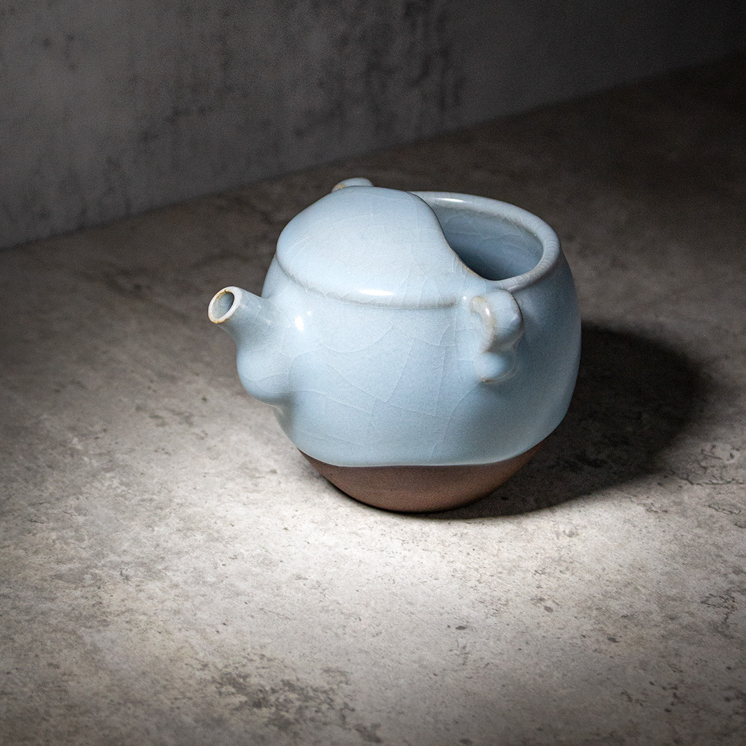 青瓷圓悠雙耳茶海