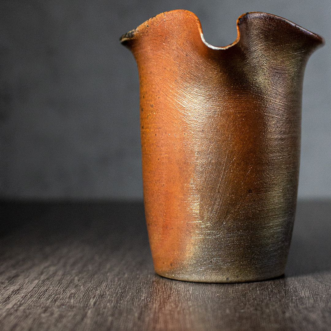 金髮絲紋柴燒茶海