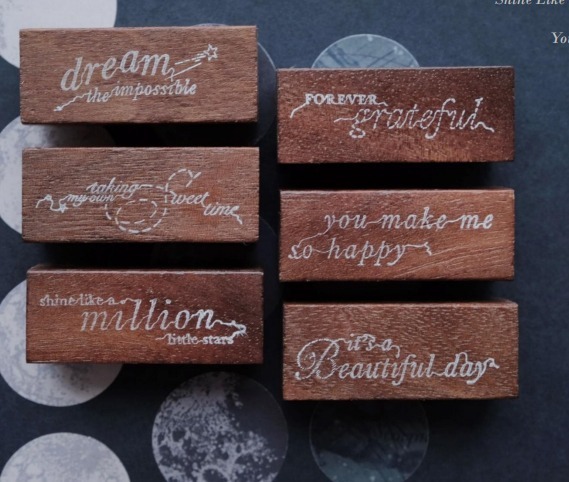 Jieyanow.Atelier Rubber Stamp - Phases to Loving You