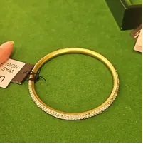 [S] KATE SPADE O0RU2974 RAZZLE DAZZLE BRACELET,CLEAR/WORN GOLD, 767883480519 (SKS1248)