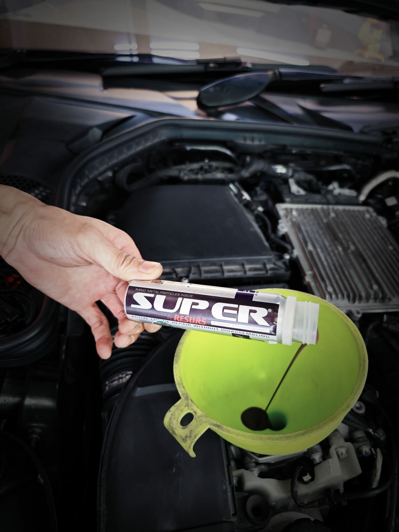 SUPERNANO mercedes-benz AMG C43 v6 engine 引擎修復劑 引擎機油 偈油 換油套餐 MS Tuning 觀塘 REMAP 汽車保養 resurs