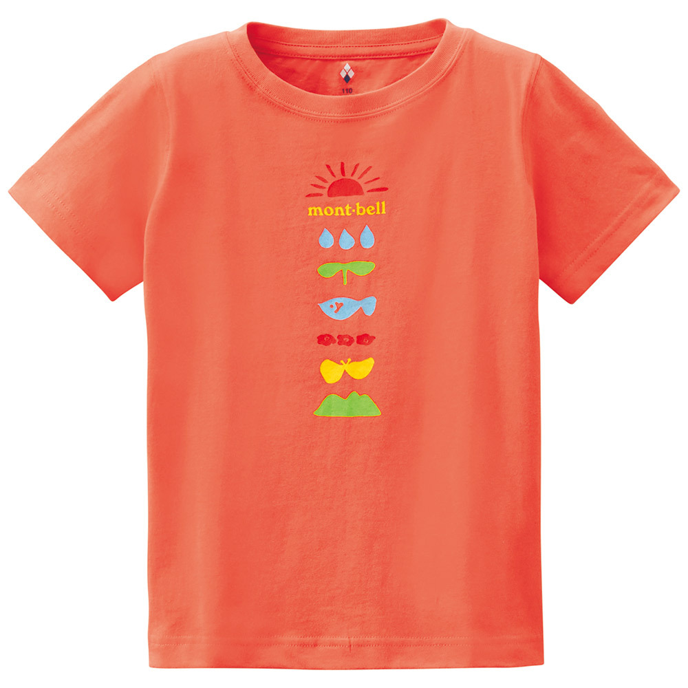 日本mont-bell: 純棉 Cotton T Kid's Natsuyasumi 100 - 120