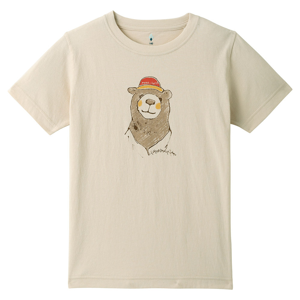 日本mont-bell: 純棉 Cotton T Kid's Bear 130-160