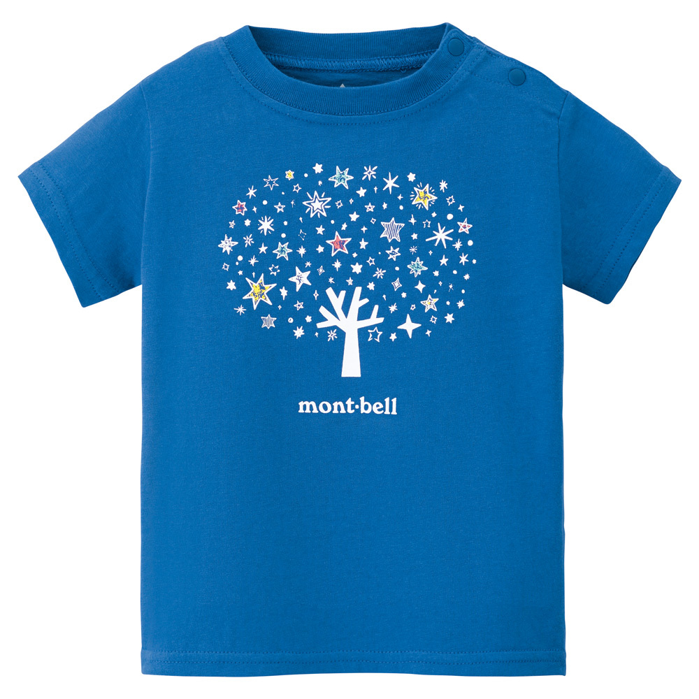 日本mont-bell: 純棉 Cotton T Baby's Star Tree 80 - 90