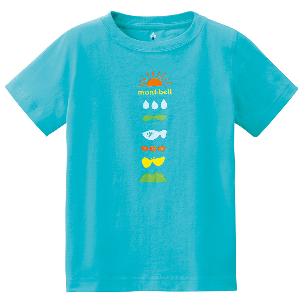 日本mont-bell: 純棉 Cotton T Kid's Natsuyasumi 100 - 120