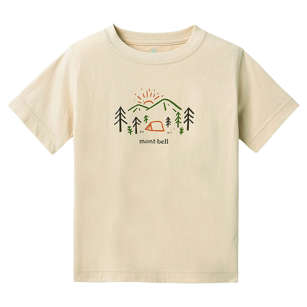 日本mont-bell: 純棉 Cotton T Kid's Yama No Asa 100 - 120