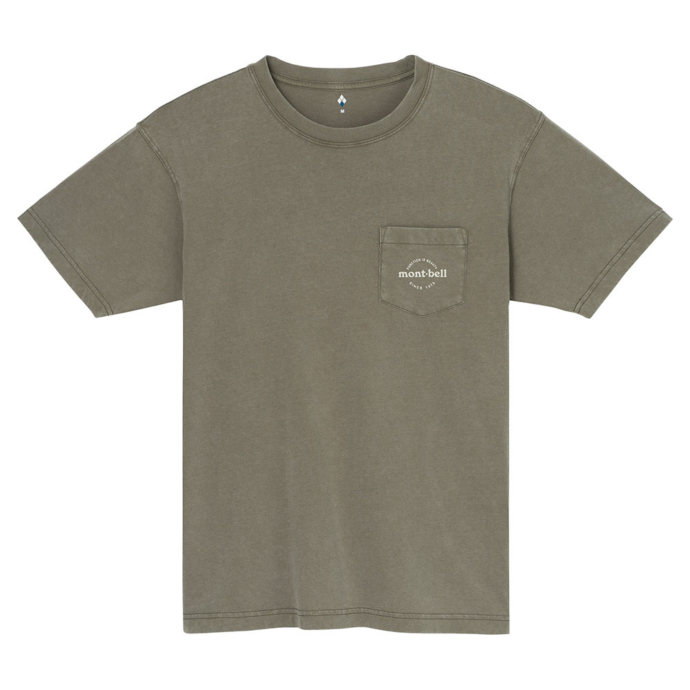 日本mont-bell: 純棉 Washed Out Cotton T Men's