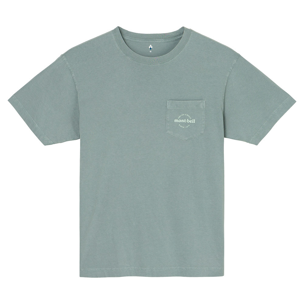 日本mont-bell: 純棉 Washed Out Cotton T Men's
