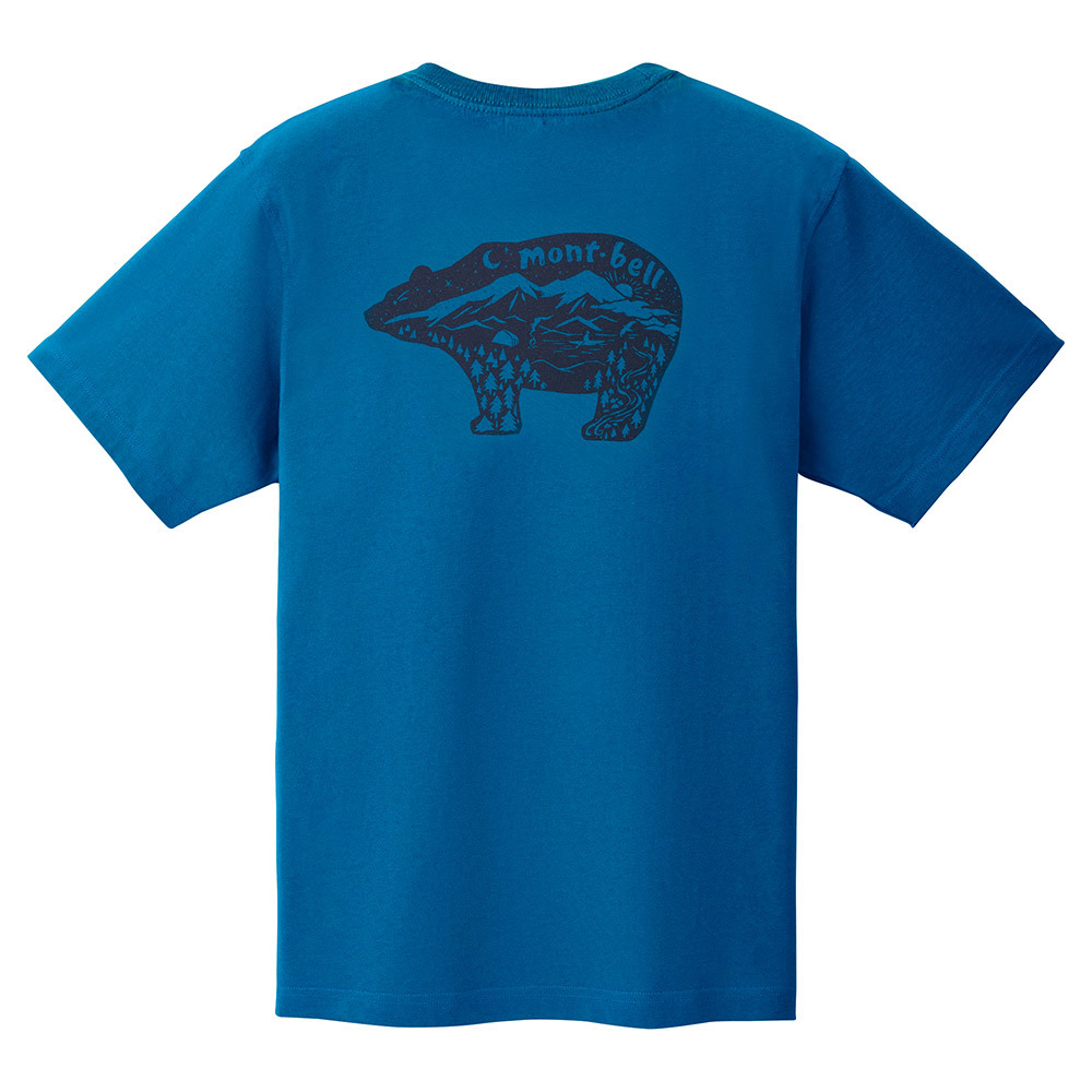 日本mont-bell: 純棉 Pear Skin Cotton T Nature Bear