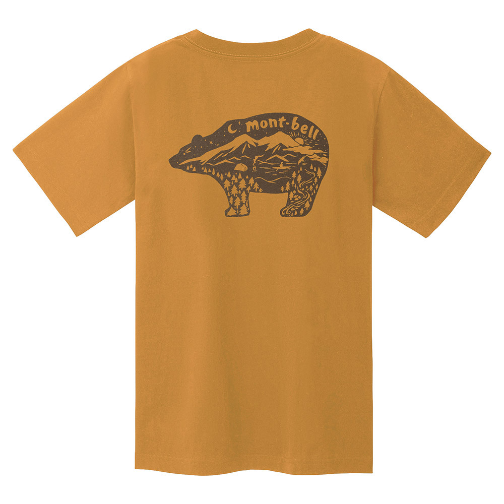 日本mont-bell: 純棉 Pear Skin Cotton T Nature Bear
