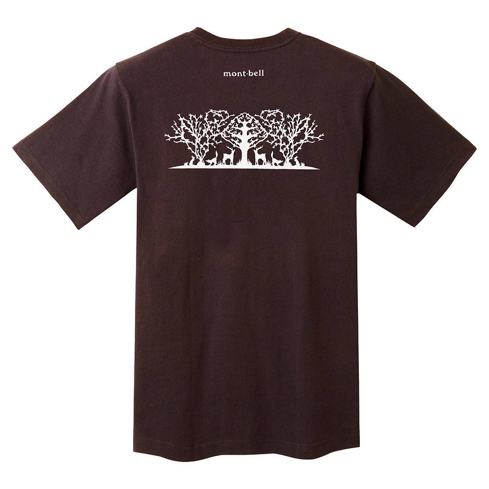 日本mont-bell: 純棉 Pear Skin Cotton T Forest Gathering