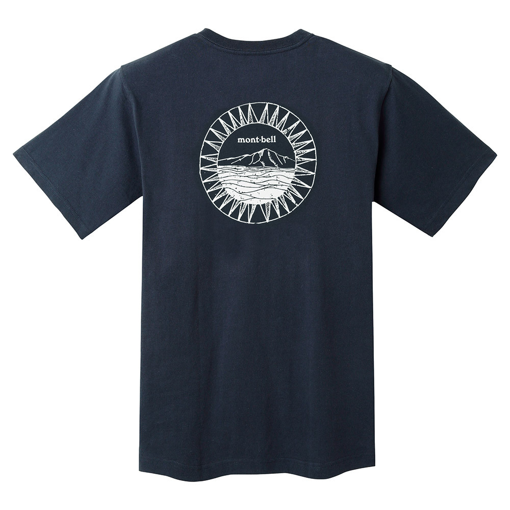 日本mont-bell: 純棉 Pear Skin Cotton T Island Mountain