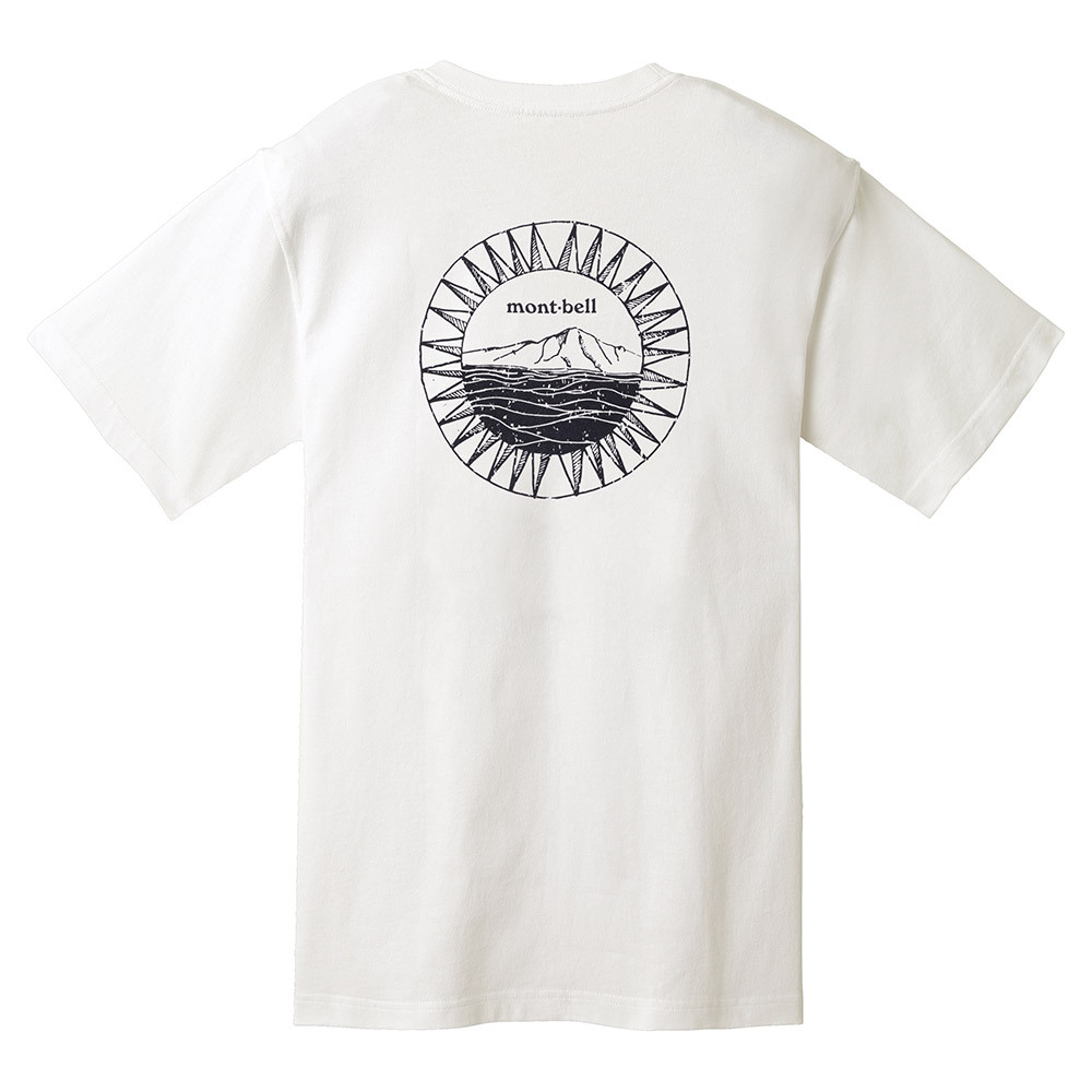 日本mont-bell: 純棉 Pear Skin Cotton T Island Mountain