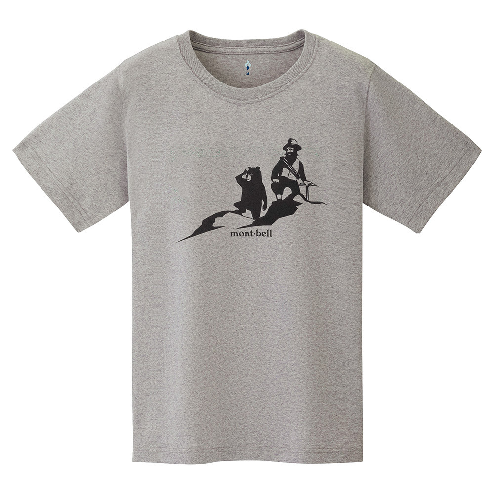 日本mont-bell: 純棉 Pear Skin Cotton T Mountain Pass