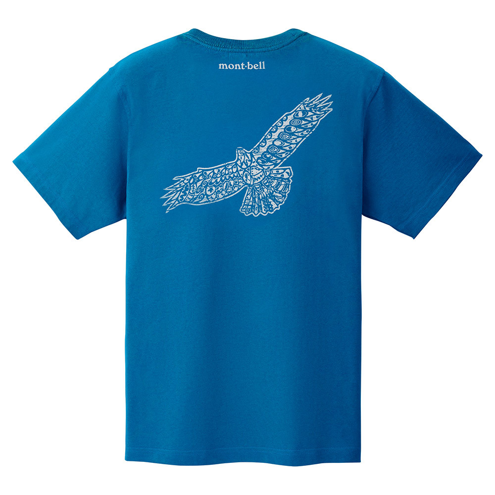 日本mont-bell: 純棉 Pear Skin Cotton T Hawk