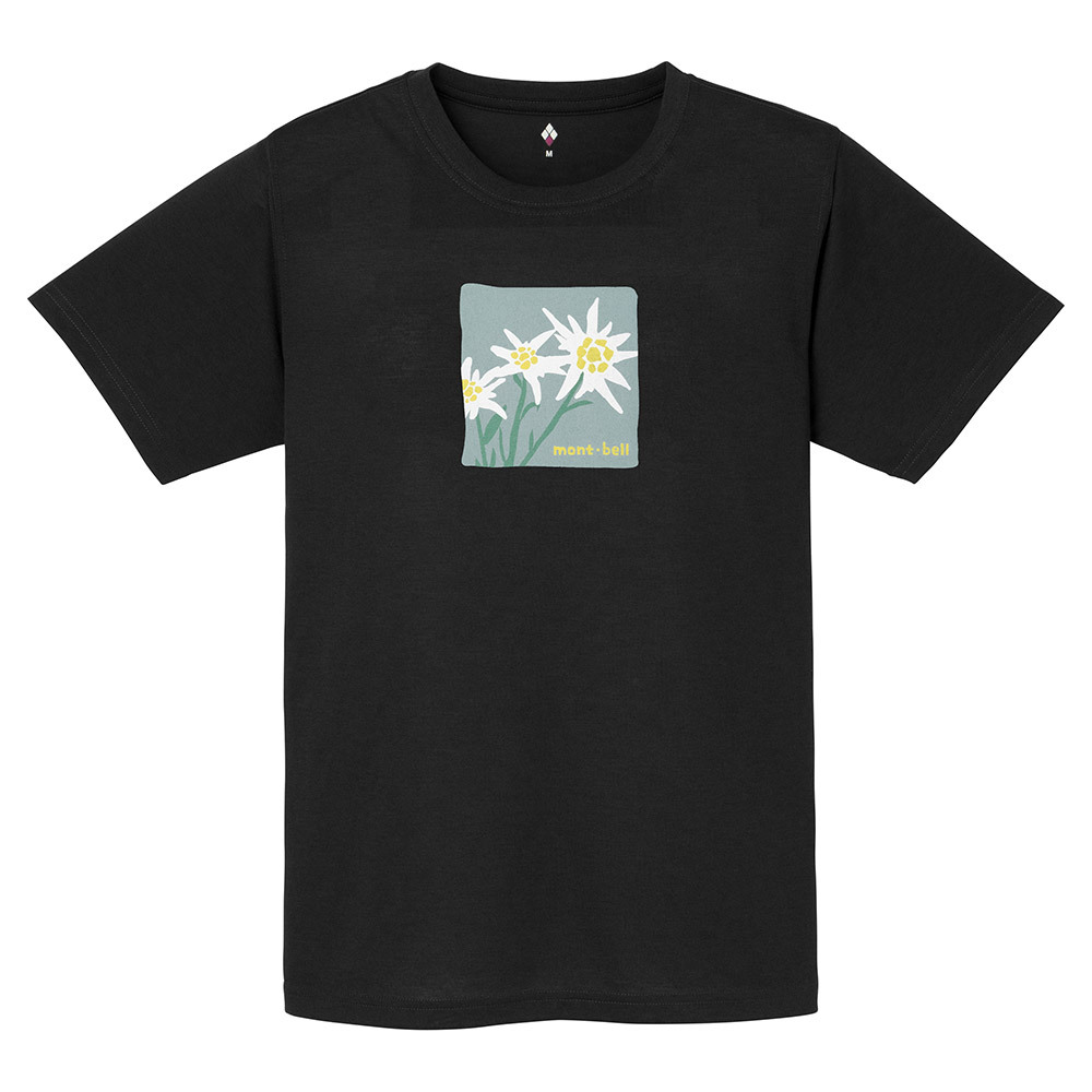 日本mont-bell: 純棉 Pear Skin Cotton T Women's Edelweiss