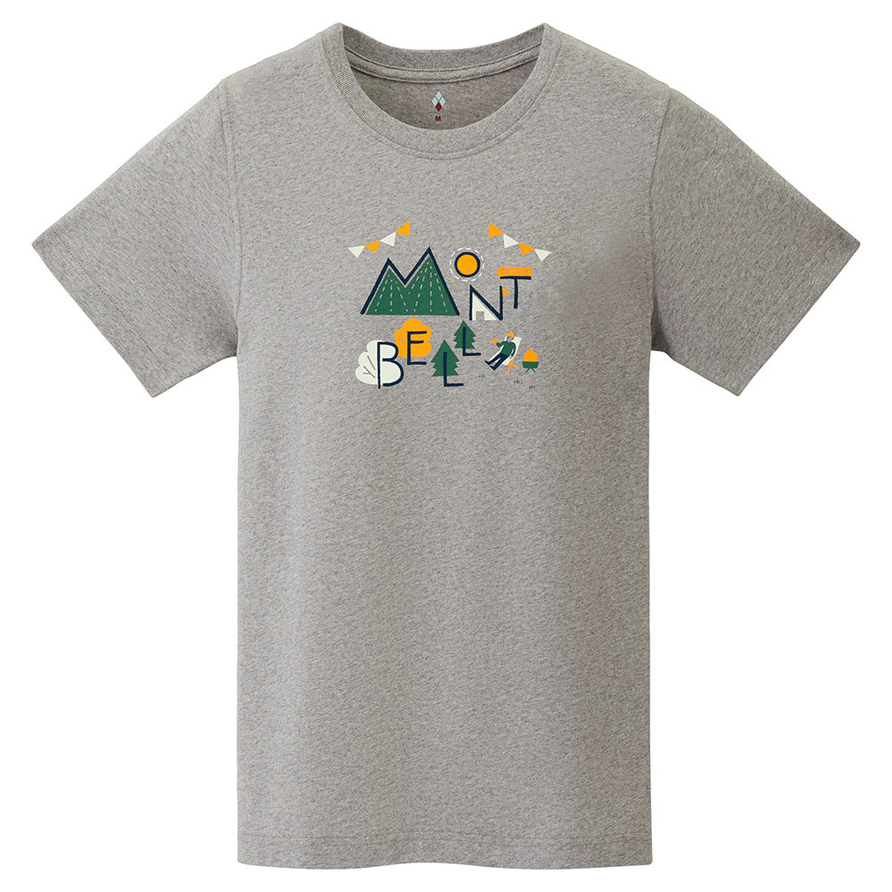 日本mont-bell: 純棉 Pear Skin Cotton T Women's Campsite