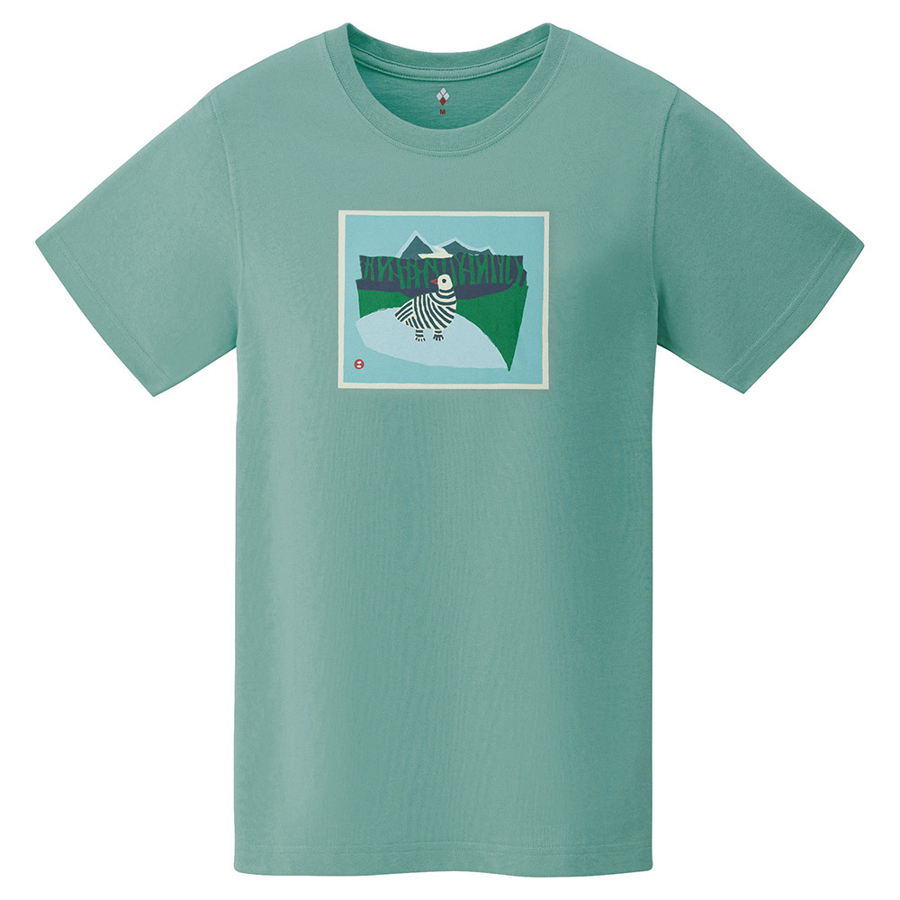 日本mont-bell: 純棉 Pear Skin Cotton T Women's Rock Ptarmigan