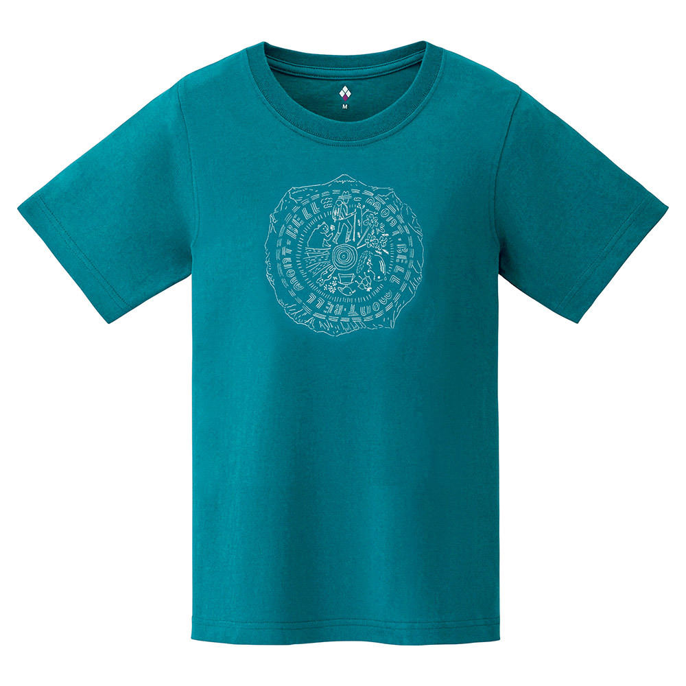 日本mont-bell: 純棉 Pear Skin Cotton T Women's Tree Rings