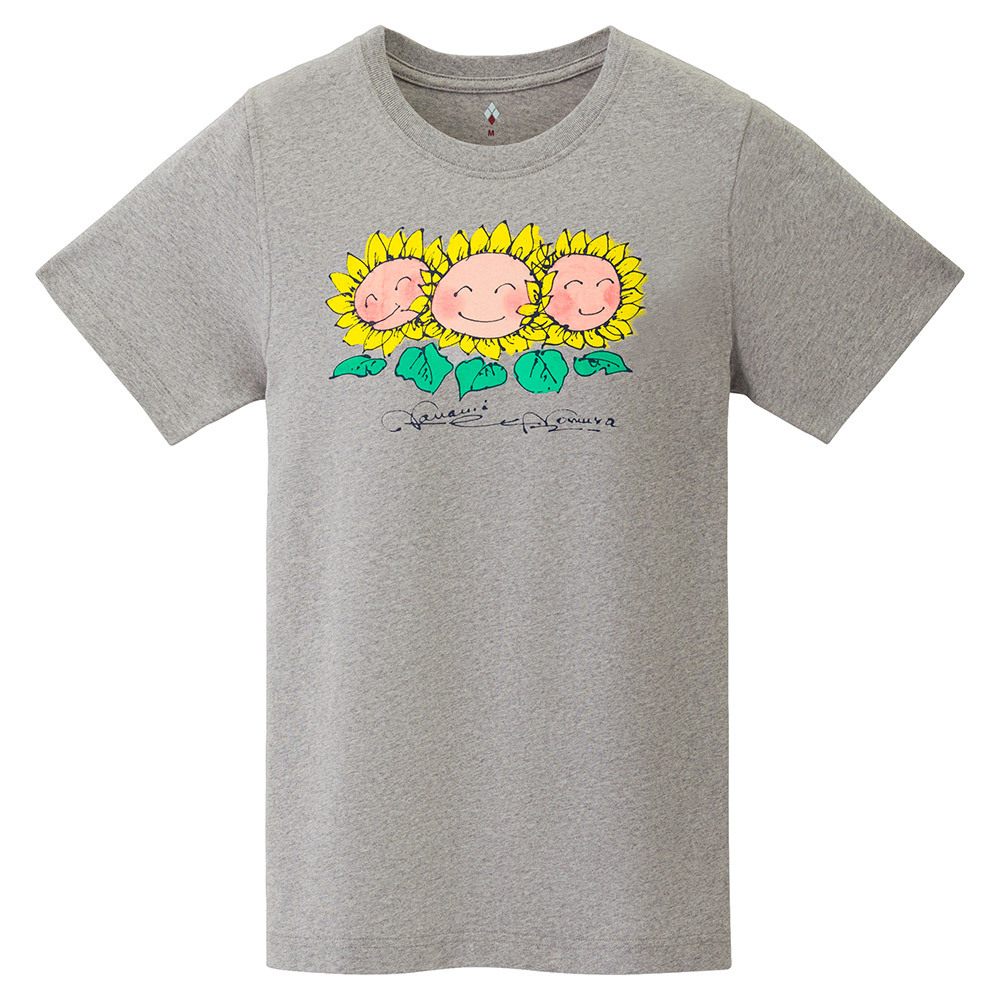 日本mont-bell: 純棉 Pear Skin Cotton T Women's Smiling Flowers