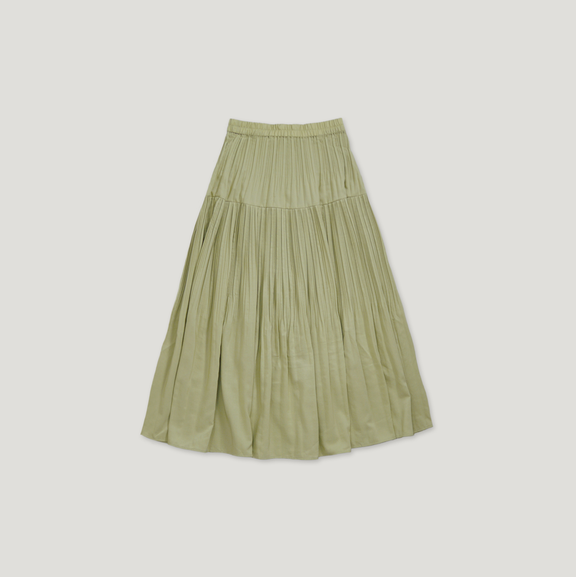 J.P.L. 高腰層疊褶襉圓裙 ╭ 2色 ╮