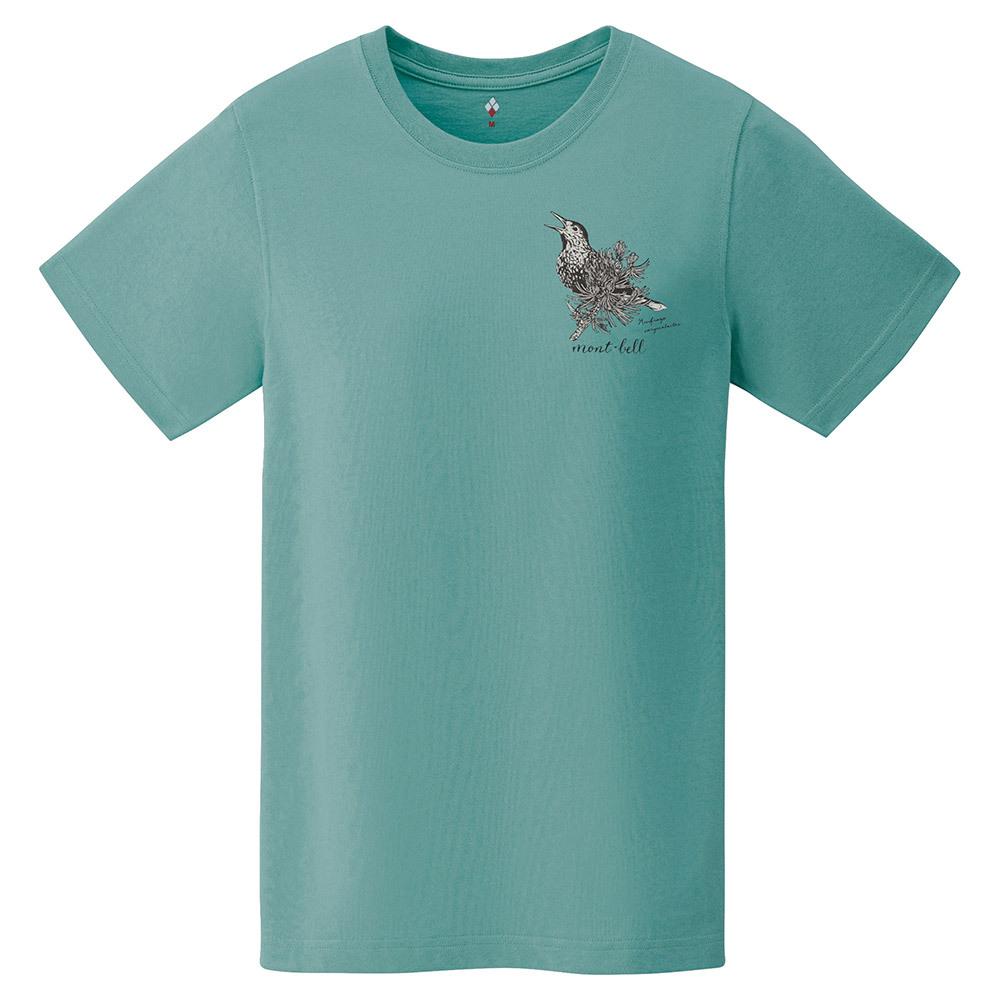 日本mont-bell: 純棉 Pear Skin Cotton T Women's Spotted Nutcracker