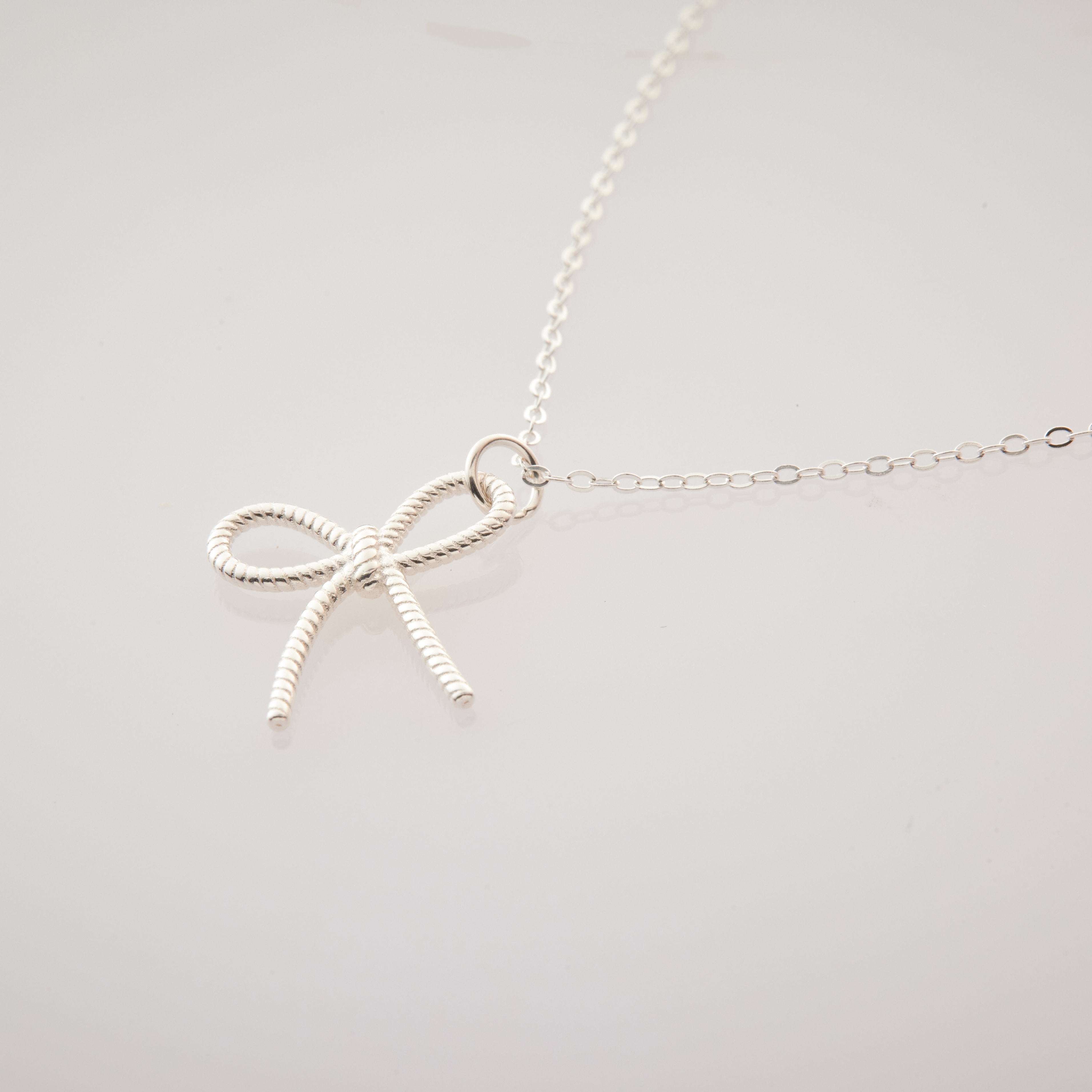 N653 | 純銀蝴蝶結項鍊