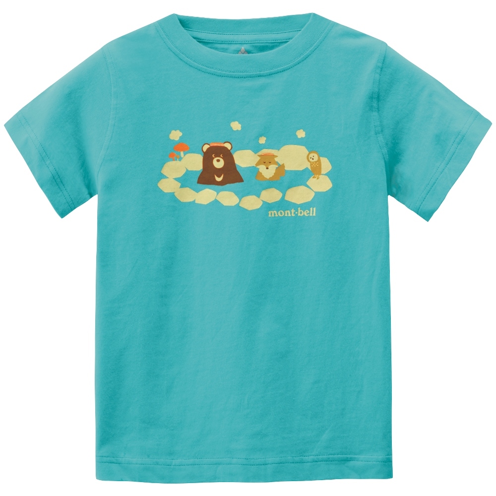 日本mont-bell: 純棉 Cotton T Kid's Iiyudana 100-120