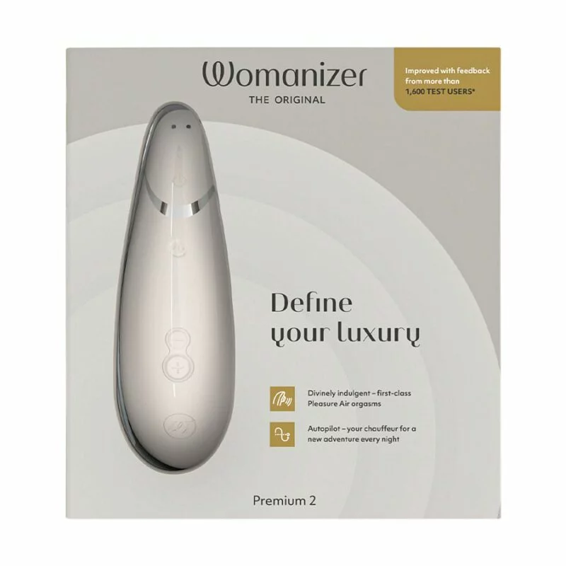 Womanizer Premium 2 陰蒂吸啜器 灰白色