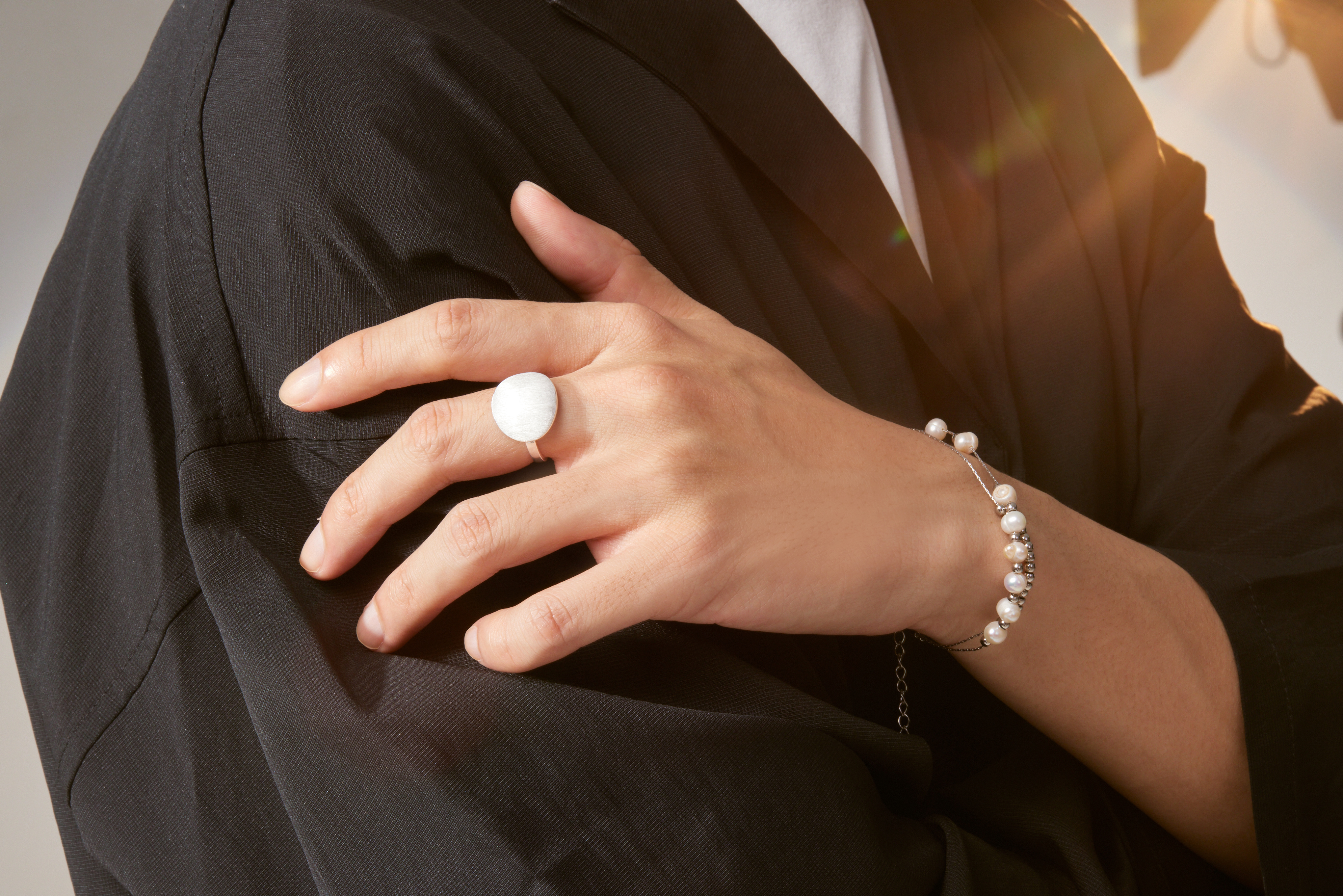 R755 |純銀霧面戒指