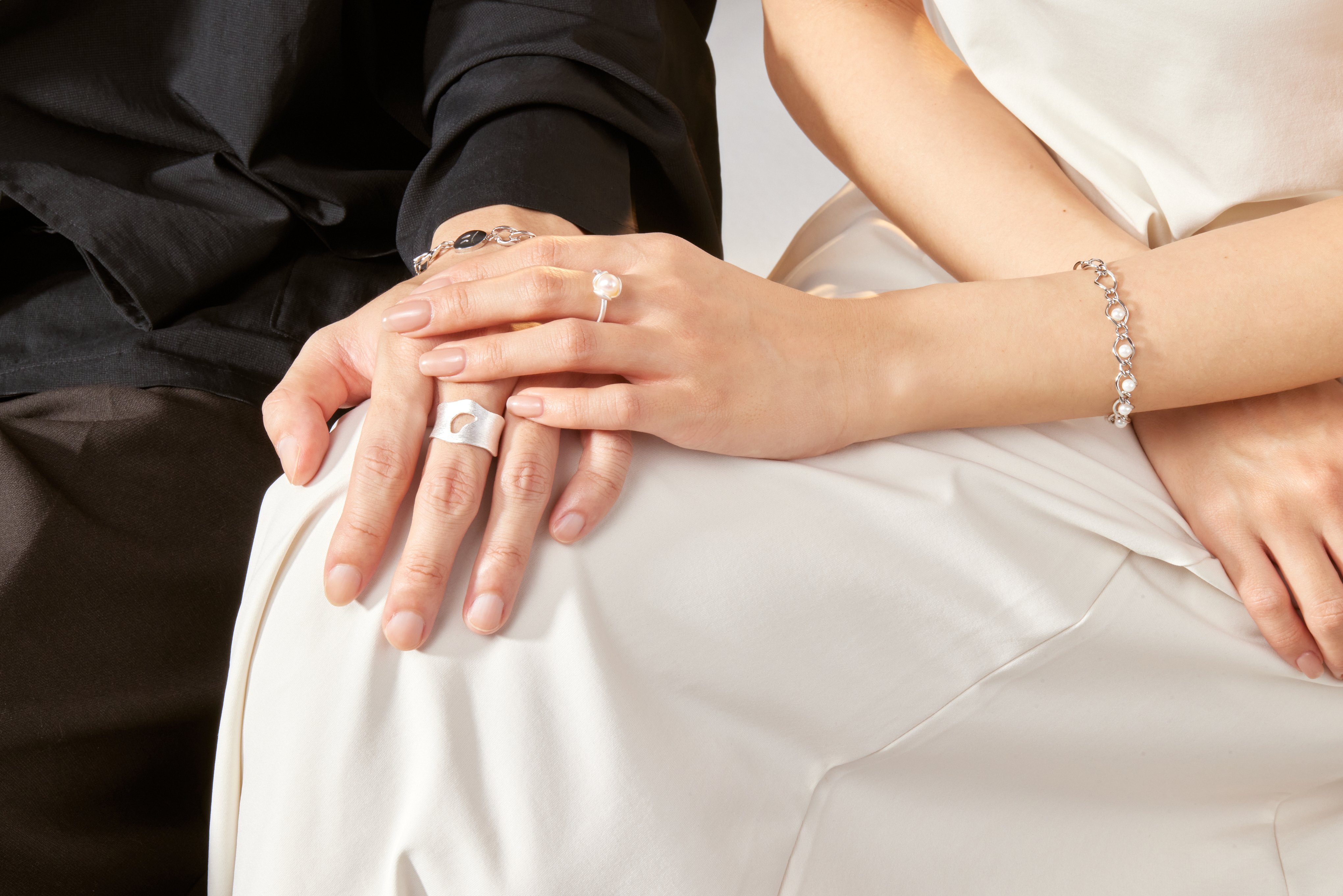 R759 | 純銀霧面不規則寬戒