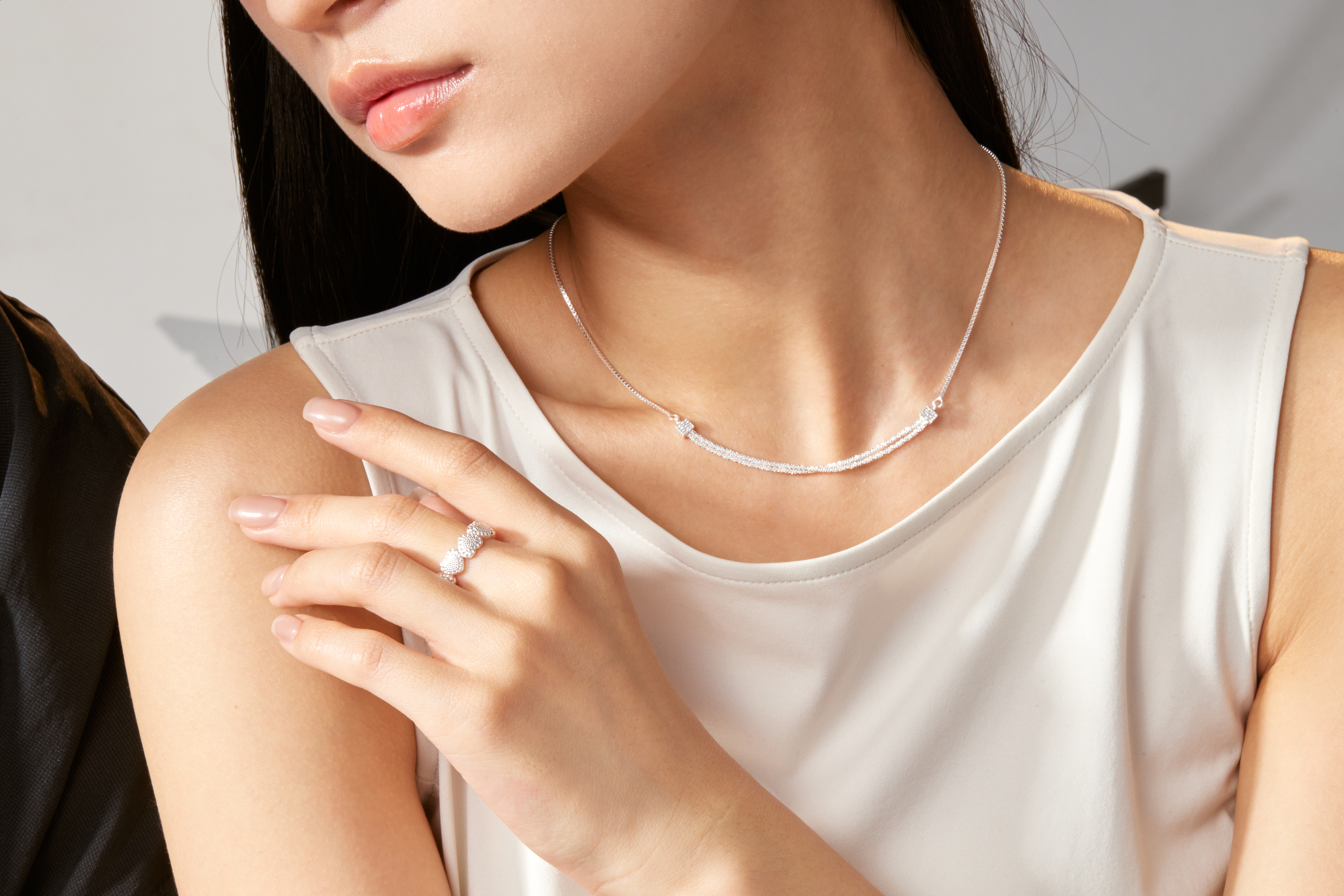 R761 | 純銀滿版愛心