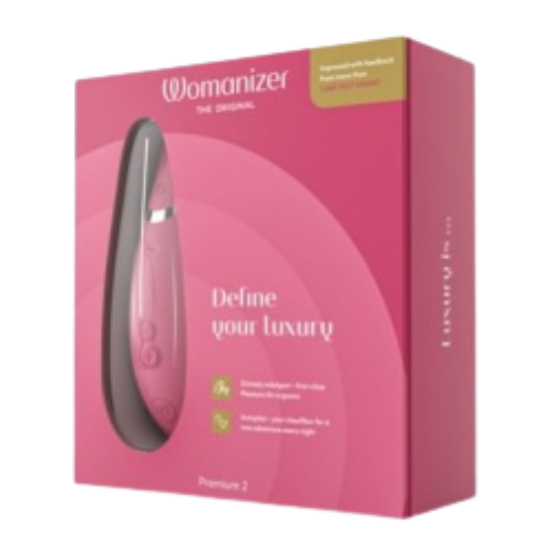 Womanizer Premium 2 陰蒂吸啜器 莓紅色